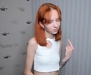 cristaldrop - webcam sex girl shy redhead 18-years-old